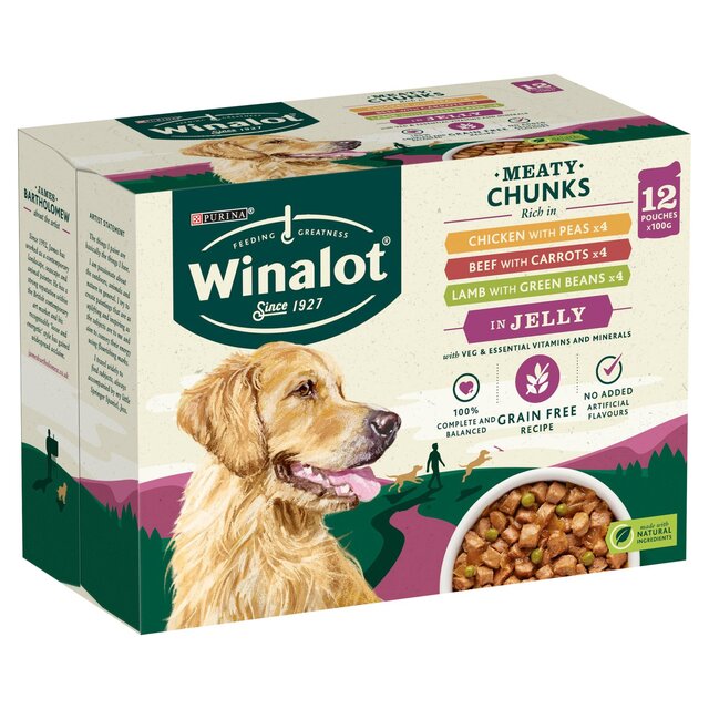 Winalot Dog Food Pouches Mixed in Jelly thumbnail 3