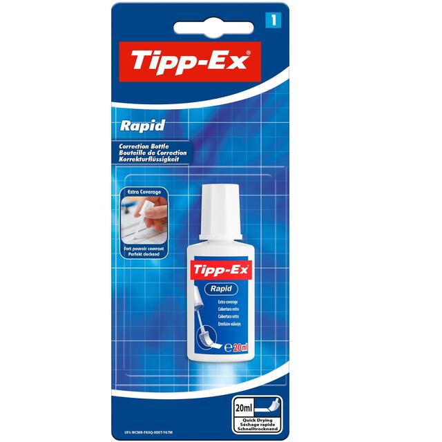TIPP-EX Rapid Correction Fluid Pack of 1
