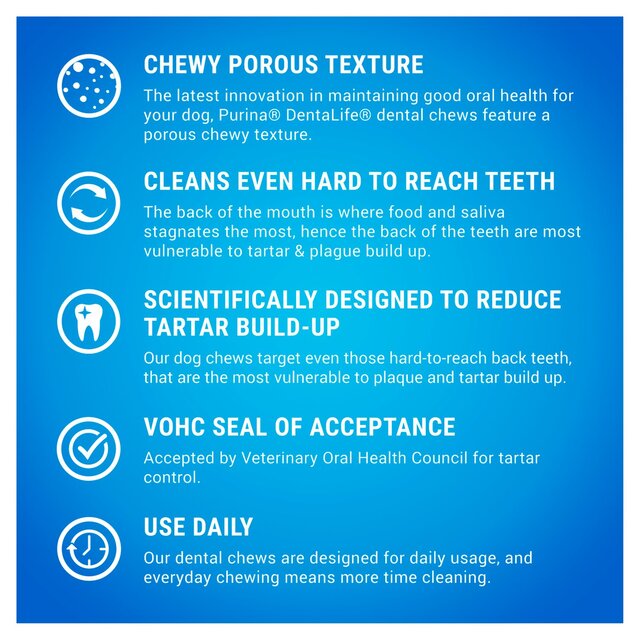 Dentalife Medium Dental Chicken Dog Chews thumbnail 6