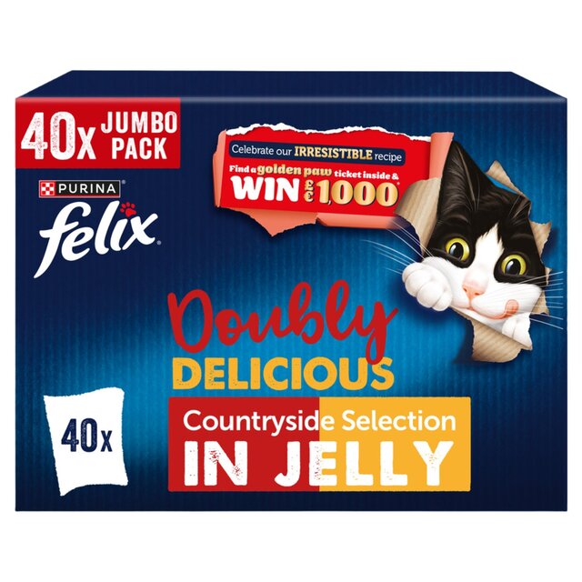 Felix Doubly Delicious Meat Selection in Jelly Wet Cat Food
