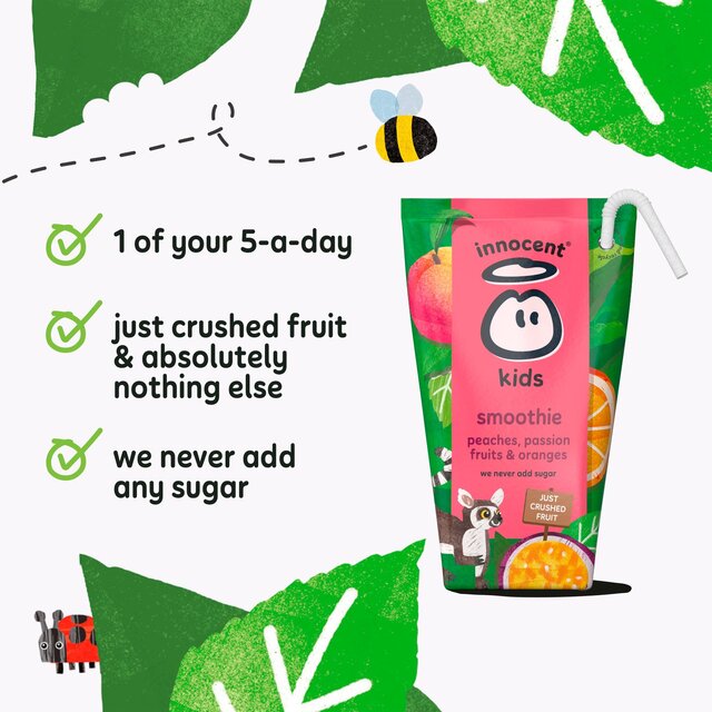 Innocent Kids Peaches, Passion Fruits & Oranges Smoothies thumbnail 5