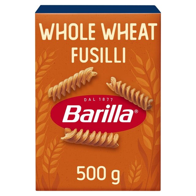 Barilla Whole Wheat Pasta Fusilli Wholegrain Pasta