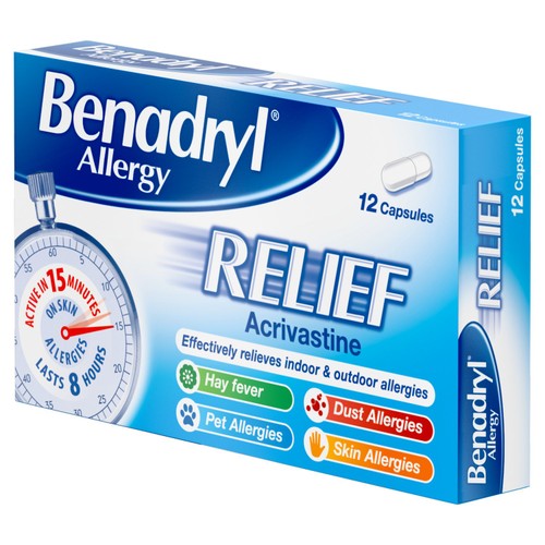 Benadryl Allergy Relief Capsules thumbnail 6