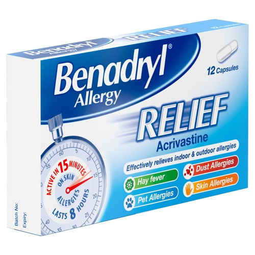 Benadryl Allergy Relief Capsules thumbnail 7