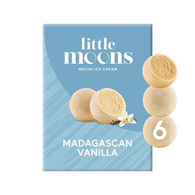 Little Moons Vanilla Mochi Ice Cream thumbnail 2