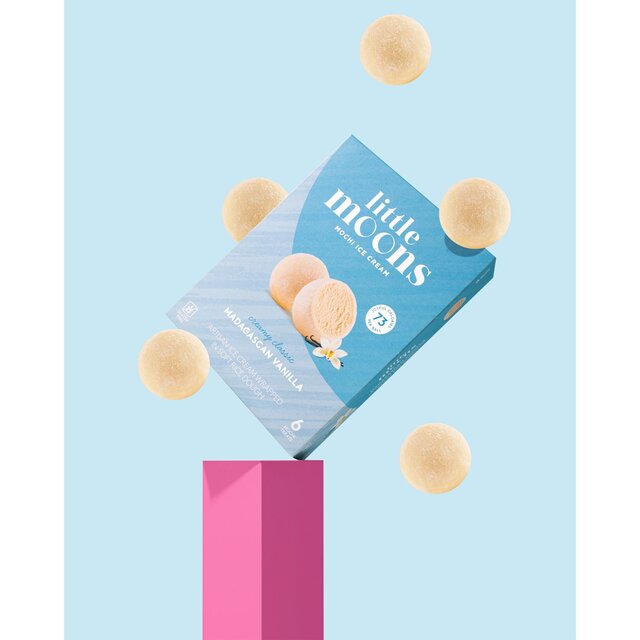 Little Moons Vanilla Mochi Ice Cream thumbnail 4