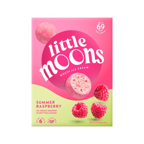 Little Moons Raspberry Mochi Ice Cream thumbnail 2
