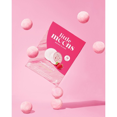 Little Moons Raspberry Mochi Ice Cream thumbnail 4