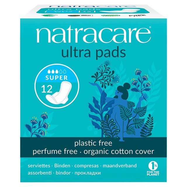Natracare Organic Natural Ultra Super Pads