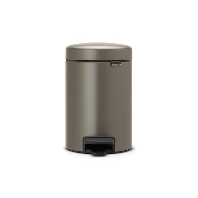 Brabantia Pedal Bin, Platinum 3L