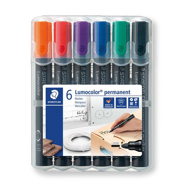 Staedtler Lumocolor Bullet Tip Permanent Markers