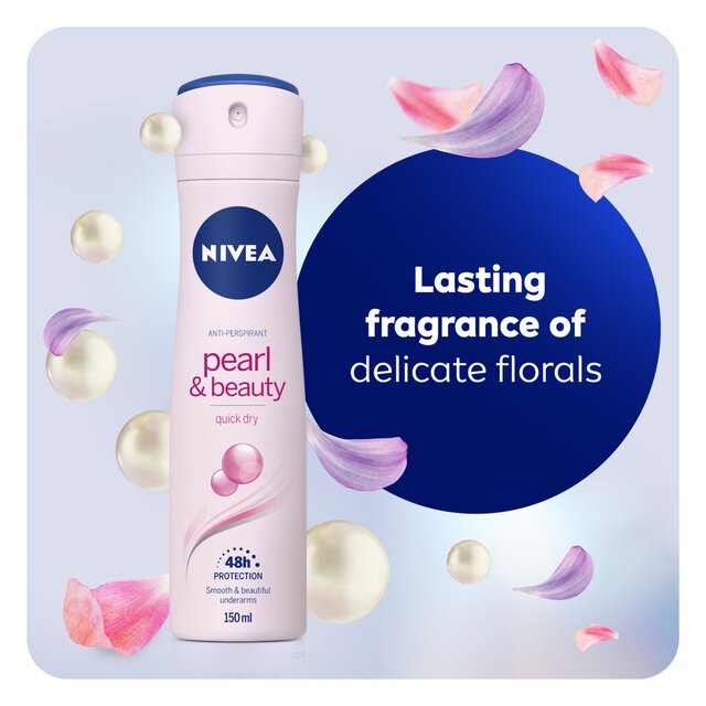 NIVEA Anti-Perspirant Deodorant Spray Pearl & Beauty thumbnail 4