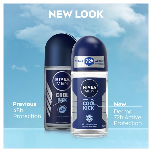 NIVEA MEN Cool Kick Anti-Perspirant Deodorant Roll-On thumbnail 4