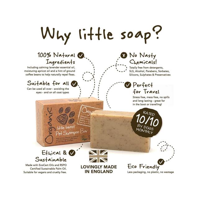Little Soap Company Organic Little Beast Shampoo Bar thumbnail 2
