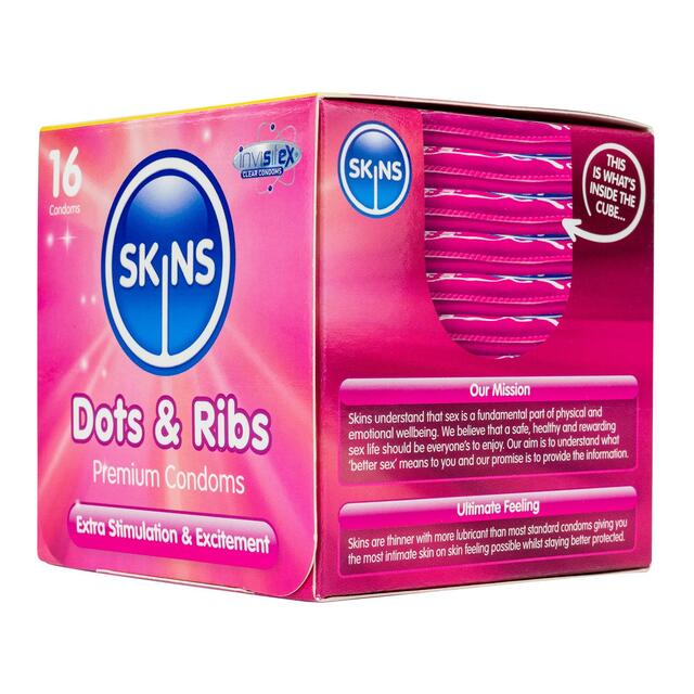 Skins Dots & Ribs Condoms thumbnail 3
