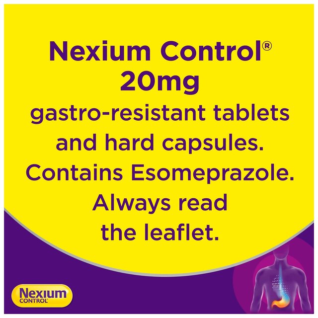 Nexium Control Heartburn & Indigestion 24 Hour Relief 20mg thumbnail 6