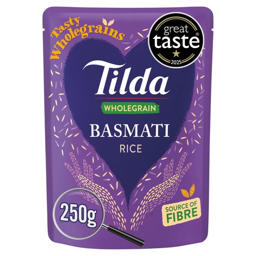 Tilda Microwave Wholegrain Basmati Rice