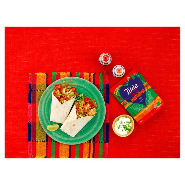 Tilda Microwave Spicy Mexican Long Grain Rice thumbnail 2