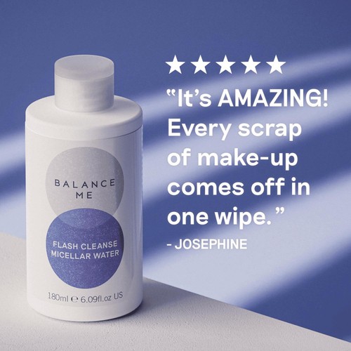 Balance Me Flash Cleanse Micellar Water thumbnail 2