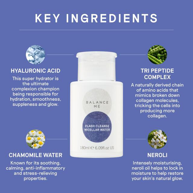 Balance Me Flash Cleanse Micellar Water thumbnail 2