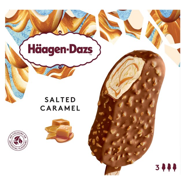 Haagen-Dazs Salted Caramel Ice Cream Bars thumbnail 2