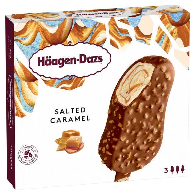 Haagen-Dazs Salted Caramel Ice Cream Bars thumbnail 3