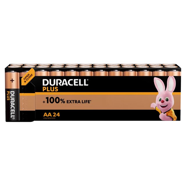 Duracell Plus 100% AA Alkaline Batteries