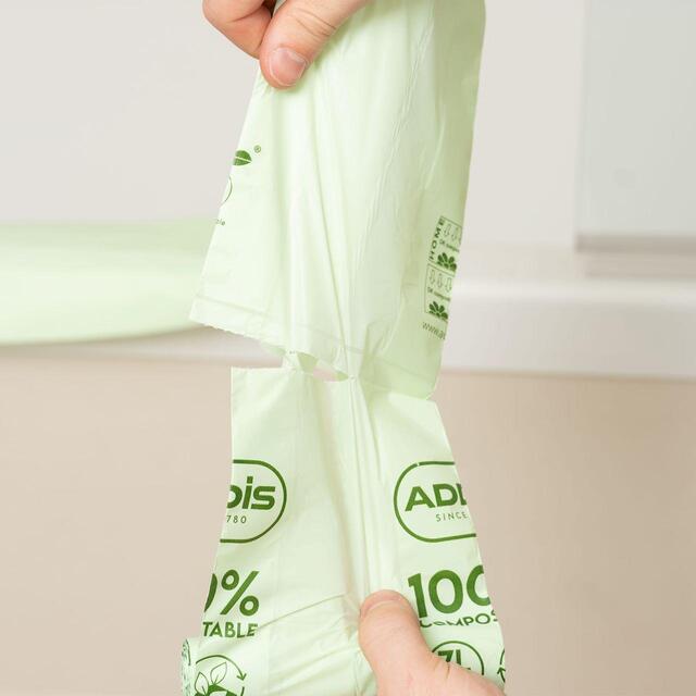 Addis 7 Litre 100% Compostable Compost Food Caddy Liners thumbnail 3