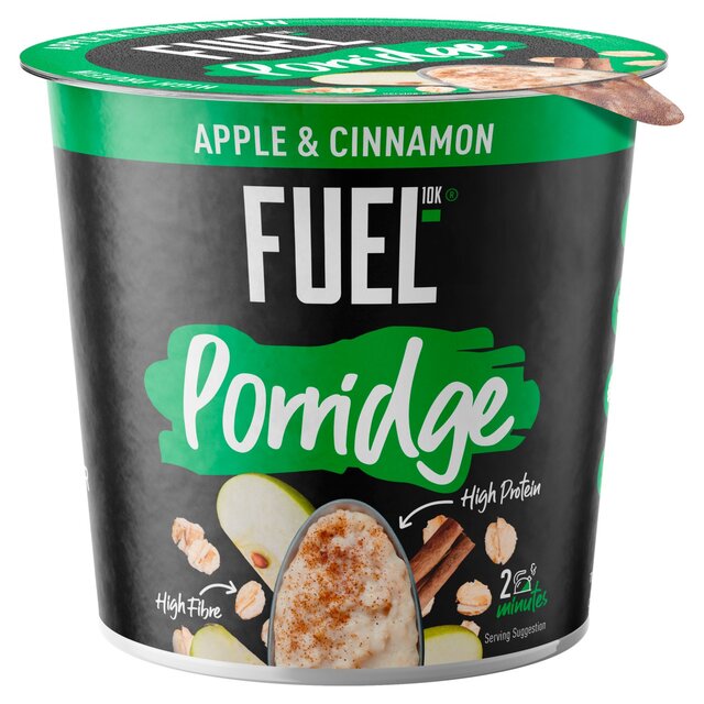 FUEL 10K High Protein Apple & Cinnamon Porridge Oat Cereal Pot
