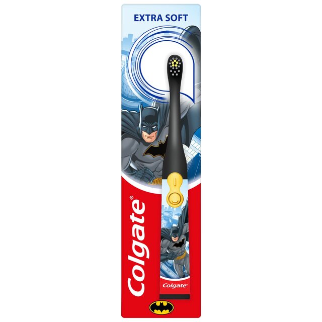 Colgate Kids Battery Toothbrush Extra Soft Batman 3+ Years