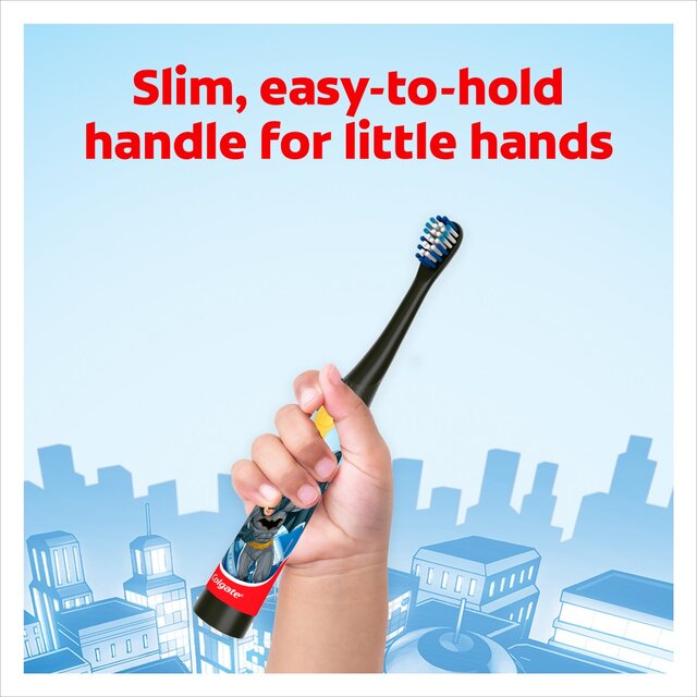 Colgate Kids Battery Toothbrush Extra Soft Batman 3+ Years thumbnail 7