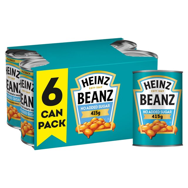 Heinz No Added Sugar Tinned Baked Beans thumbnail 2