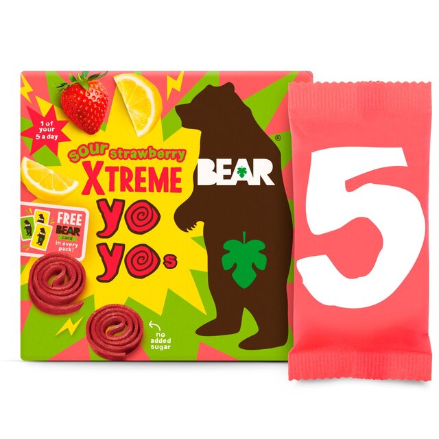 Bear Yoyos Super Sour Strawberry & Apple Multipack thumbnail 3