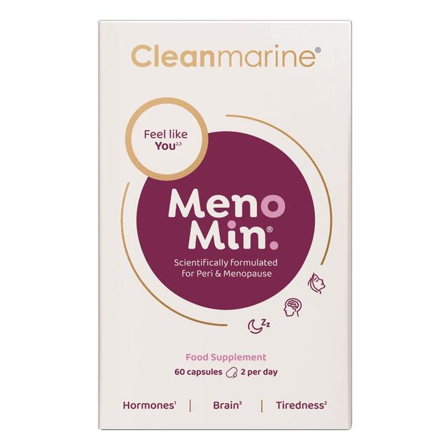 Cleanmarine MenoMin Menopause Supplement Capsules
