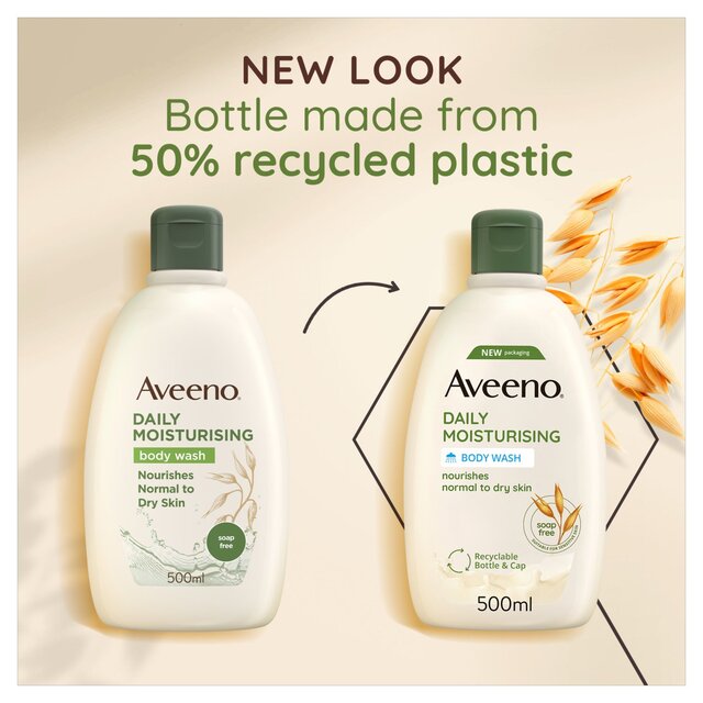 Aveeno Daily Moisturising Body Wash for Normal to Dry Skin thumbnail 5