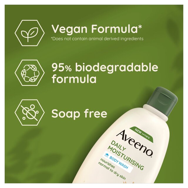 Aveeno Daily Moisturising Body Wash for Normal to Dry Skin thumbnail 6
