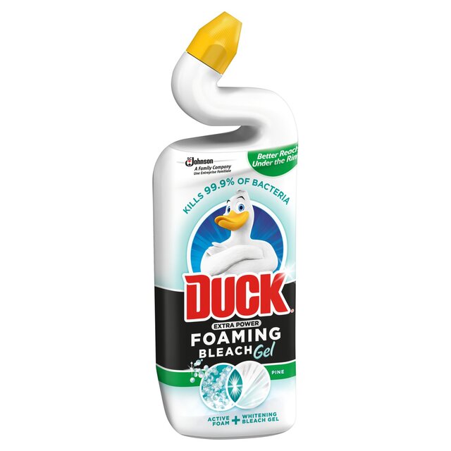 Duck Foaming Bleach Gel Toilet Liquid Cleaner Pine thumbnail 3