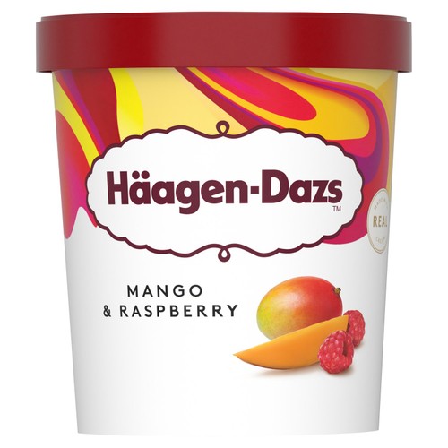 Haagen-Dazs Mango & Raspberry Ice Cream thumbnail 2