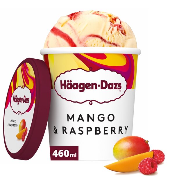 Haagen-Dazs Mango & Raspberry Ice Cream