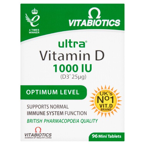 Vitabiotics Ultra Vitamin D Tablets 1000 IU