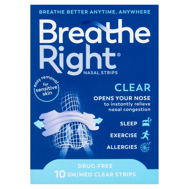 Breathe Right Clear Nasal Strips