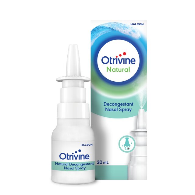 Otrivine Natural Nasal Spray With Eucalyptus Steroid Free & Vegan