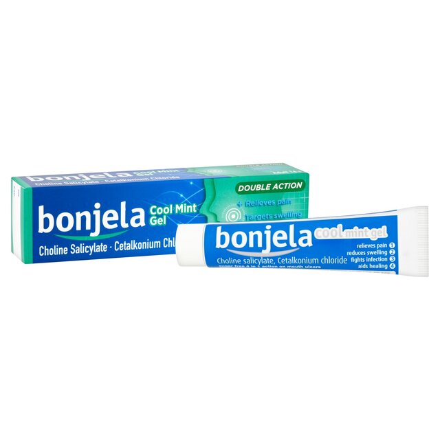 Bonjela Adult Mouth Ulcer Pain Relief Cool Mint Gel thumbnail 2