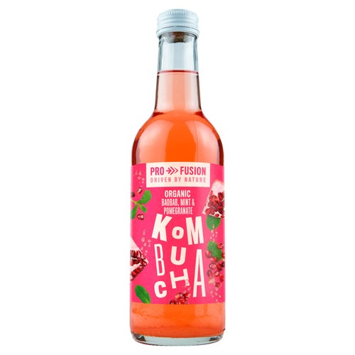 Profusion Organic Kombucha Baobab, Mint & Pomegranate