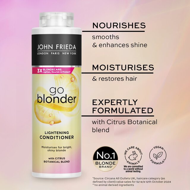 John Frieda Sheer Blonde Go Blonder Lightening Conditioner thumbnail 9