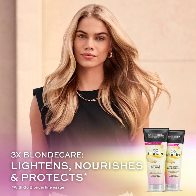 John Frieda Sheer Blonde Go Blonder Lightening Shampoo thumbnail 6