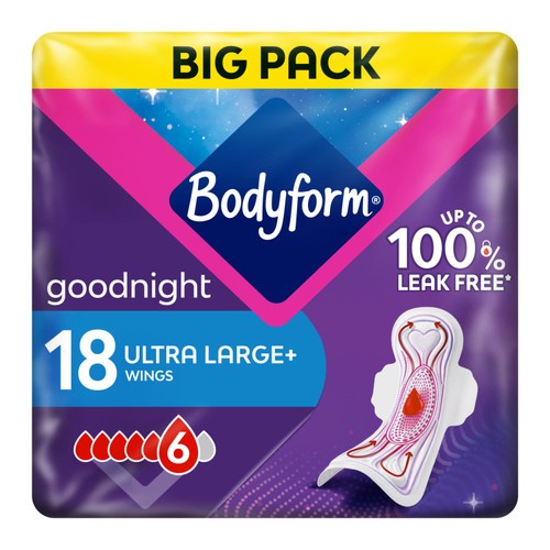 Bodyform Cour-V Ultra Night Sanitary Towels Wings