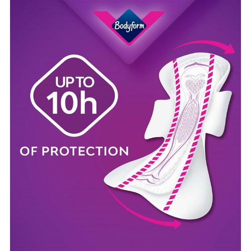 Bodyform Cour-V Ultra Night Sanitary Towels Wings thumbnail 5
