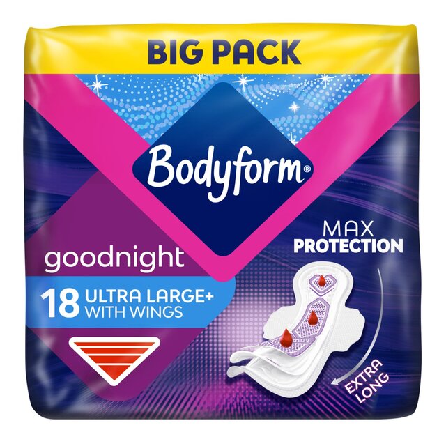 Bodyform Cour-V Ultra Night Sanitary Towels Wings