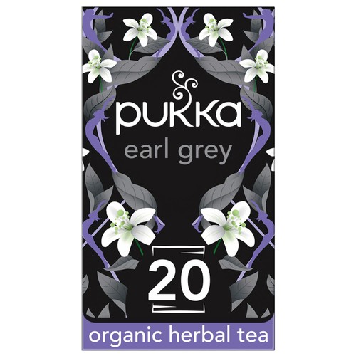 Pukka Organic Earl Grey Tea 20 Home Compostable Black Tea Bags thumbnail 3
